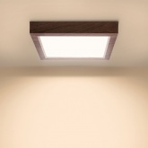 Светильник светодиодный TDM накладной квадрат Даунлайт СПО 18 Вт 3000K (венге) 225х225х32мм