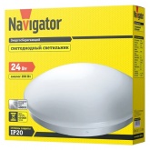 Светильник светодиодный 71 578 NBL-R1-24-4K-IP20-LED 24W 4000K 1700Lm 385x112mm цвет корпуса белый