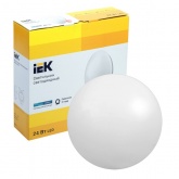 Светильник светодиодный ИЭК LED ДПБ 1003 24Вт 4000K 1440Lm IP20 круг белый