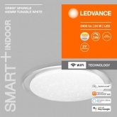 Светильник светодиодный Ledvance Smart WIFI Orbis Sparkle RD TW WT 24W 2700K 230V 2400Lm 460mm IP20