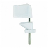 Светильник настольный Бета НДБ37-60-013 под лампу ЛОН/LED 220V Е27 на металлической струбцине, белый