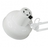 Светильник настольный Бета НДБ37-60-013 под лампу ЛОН/LED 220V Е27 на металлической струбцине, белый