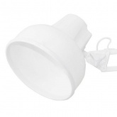 Светильник настольный Бета НДБ37-60-013 под лампу ЛОН/LED 220V Е27 на металлической струбцине, белый