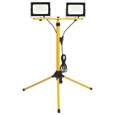 Прожектор светодиодный ИЭК LED СДО 06-2x50Ш 50W 6500K IP65 на штативе черный