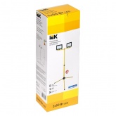 Прожектор светодиодный ИЭК LED СДО 06-2x50Ш 50W 6500K IP65 на штативе черный