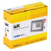 Прожектор светодиодный ИЭК LED СДО 06-20 20W 6500K 1600Lm IP65 белый