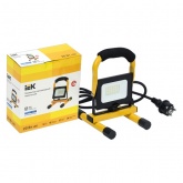 Прожектор светодиодный ИЭК с ручкой LED СДО 06-20П 20W 6500K IP65 переносной черный