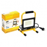 Прожектор светодиодный ИЭК с ручкой LED СДО 06-50П 50W 6500K IP65 переносной черный