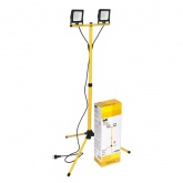 Прожектор светодиодный ИЭК LED СДО 06-2х30Ш 30W 6500K IP65 на штативе черный