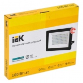 Прожектор светодиодный ИЭК LED СДО 06-100 100W 4000K 8000Lm IP65 черный