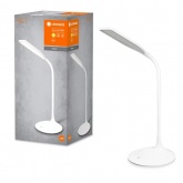 Светильник светодиодный настольный PANAN DISC SINGLE WT 5W 3000K 220Lm DIM 350x370x170 аккумуляторн.