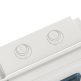 Корпус пластиковый влагозащищенный ИЭК KREPTA 5 ЩУРн-П 3/10 на 3-х фазный счетчик и 10 модулей IP66