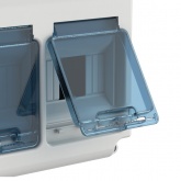 Корпус пластиковый влагозащищенный ИЭК KREPTA 5 ЩУРн-П 3/10 на 3-х фазный счетчик и 10 модулей IP66