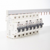 Шина соединительная (гребенка) ИЭК 2-полюсная (N L1 N L1) 63А 54 модуля длина 1000мм