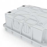 Щит навесной Tekfor CNK 40-04-1 (1x4) модулей прозрачная черная дверца IP41 (электрический шкаф)