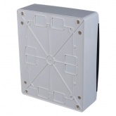 Щит навесной CNK 40-18-1 (2x9) модулей прозрачная черная дверца IP41 Tekfor (электрический шкаф)