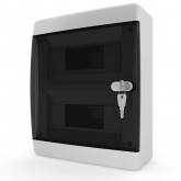 Щит навесной Tekfor CNN 40-08-1 (1x8) модулей непрозрачная белая дверца IP41 (электрический шкаф)