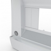 Щит навесной CNK 40-06-1 (1x6) модулей прозрачная черная дверца IP41 Tekfor (электрический шкаф)