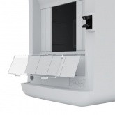 Щит навесной Tekfor UNK 40-04-2 (1x4) модуля прозрачная черная дверца IP41 (электрический шкаф)