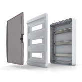 Щит встраиваемый BVZ 40-24-1 (2x12) модулей прозрачная зеленая дверца IP41 Tekfor