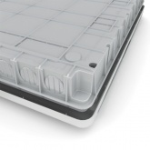 Щит навесной BNN 40-12-1 (1x12) модулей непрозрачная белая дверца IP41 Tekfor (электрический шкаф)