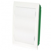 Щит мультимедийный встраиваемый SE City9 Box IT 36 модулей 3 ряда 2 розетки с белой дверью