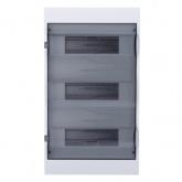 Щит встраиваемый SE City9 Box 36 (3x12) модулей с прозрачной дверью с клеммниками N+PE (Easy9)