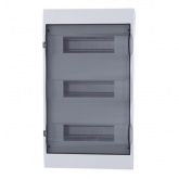 Щит встраиваемый SE City9 Box 36 (3x12) модулей с прозрачной дверью с клеммниками N+PE (Easy9)