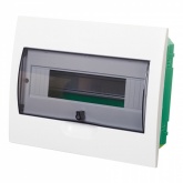 Щит встраиваемый SE City9 Box 12 модулей с прозрачной дверью с клеммниками N+PE (Easy9)