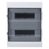 Щит навесной SE City9 Box 24 (2x12) модулей с прозрачной дверью с клеммниками N+PE (Easy9) (электрический шкаф)