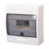 Щиток навесной SE City9 Box 8 модулей с прозрачной дверью с клеммниками N+PE (Easy9)