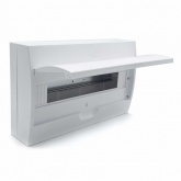 Щит навесной SE City9 Box 18 модулей с белой дверью с клеммниками N+PE (Easy9) (электрический шкаф)