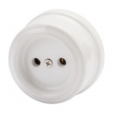 Накладная розетка TDM Виви 2П 10А 250В белая