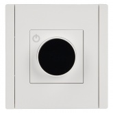 Термостат электронный с индикацией ИЭК FORTE&PIANO FP252 с датчиком 2,4м белый