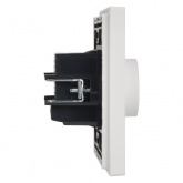 Термостат электронный с индикацией ИЭК FORTE&PIANO FP252 с датчиком 2,4м белый