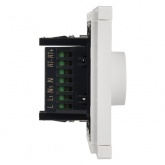 Термостат электронный с индикацией ИЭК FORTE&PIANO FP252 с датчиком 2,4м белый