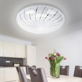 Светильник потолочный светодиодный ЭРА SPB-6-12-6,5K Meduza 12W 6500K 820Lm 213x75 mm