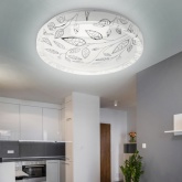 Светильник потолочный светодиодный ЭРА Классик SPB-6-12-6,5K Syuzi 12W 6500K 820Lm 210x75 mm