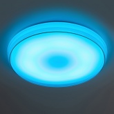 Светильник потолочный светодиодный ЭРА SPB-6-80-RC Solar 80W RGBD динамический эффект, с пультом ДУ