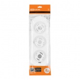 Рамка TDM Виви 3 поста белая