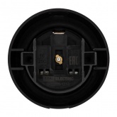 Накладная коробка распаячная TDM Виви D90х43 мм инд. штрихкод черная