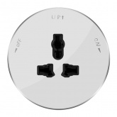 Розетка SE MultiTrack универсальная круглая 13А 250В белый