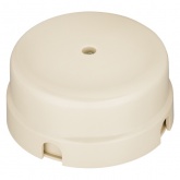 Накладная коробка распаячная TDM Виви D90х43 мм слоновая кость (бежевый)