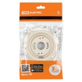 Рамка TDM Виви 1 пост слоновая кость (бежевый)