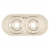 Рамка TDM Виви 2 поста слоновая кость (бежевый)