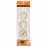 Рамка TDM Виви 3 поста слоновая кость (бежевый)