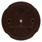 Накладная коробка распаячная TDM Виви D90х43 мм коричневая