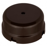 Накладная коробка распаячная TDM Виви D90х43 мм коричневая