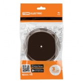 Накладная коробка распаячная TDM Виви D90х43 мм коричневая