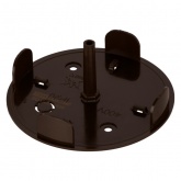 Накладная коробка распаячная TDM Виви D90х43 мм коричневая